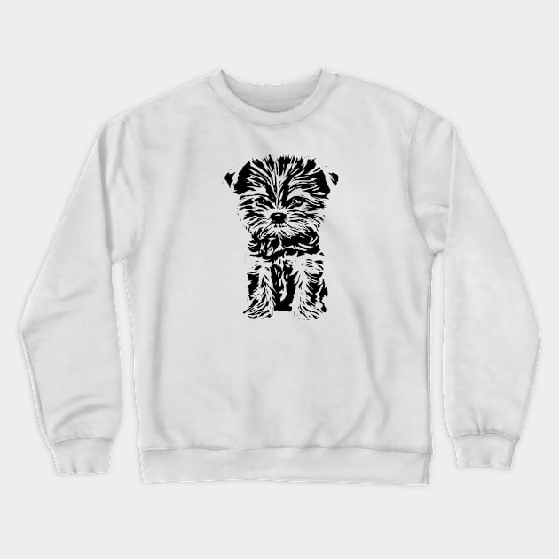 Yorkshire terrier Crewneck Sweatshirt by Nimmersatt